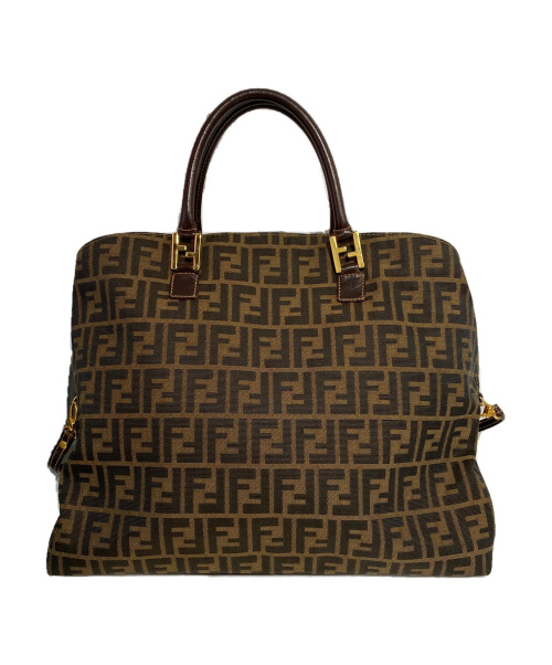 FENDI（フェンディ）FENDI (フェンディ) 2WAYボストンバッグ ブラウン サイズ:- ズッカの古着・服飾アイテム