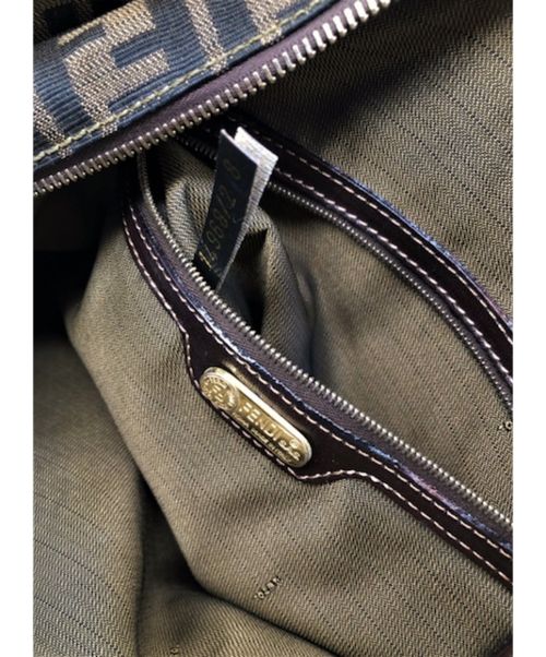 FENDI（フェンディ）FENDI (フェンディ) 2WAYボストンバッグ ブラウン サイズ:- ズッカの古着・服飾アイテム