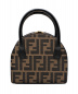 FENDI（フェンディ）の古着「ズッカ柄ミニハンドバッグ」｜ブラック