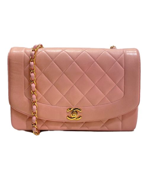 CHANEL（シャネル）CHANEL (シャネル) ダイアナフラップマトラッセ ピンク サイズ:25の古着・服飾アイテム