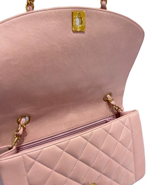 CHANEL（シャネル）CHANEL (シャネル) ダイアナフラップマトラッセ ピンク サイズ:25の古着・服飾アイテム