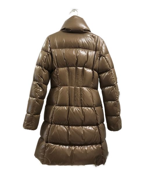 MONCLER（モンクレール）MONCLER (モンクレール) ロングダウンコート ブラウンの古着・服飾アイテム