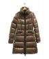 MONCLER（モンクレール）の古着「ロングダウンコート」｜ブラウン