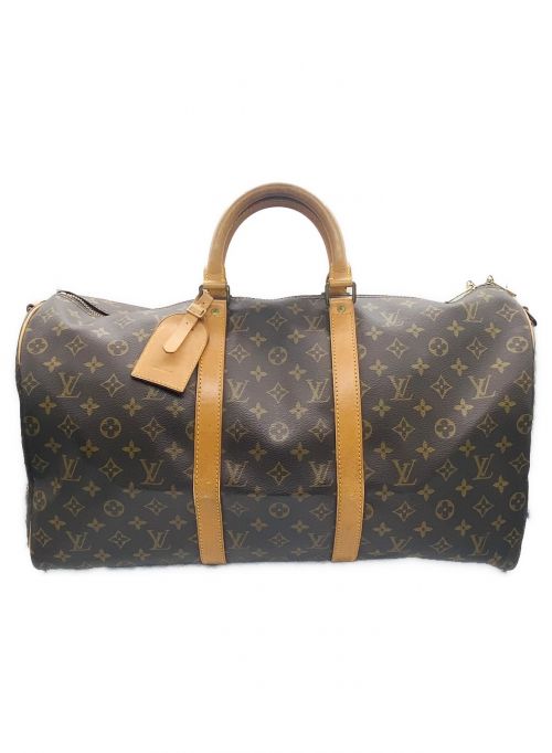 LOUIS VUITTON（ルイ ヴィトン）LOUIS VUITTON (ルイ ヴィトン) キーポル・バンドリエール50 ブラウン サイズ:50の古着・服飾アイテム