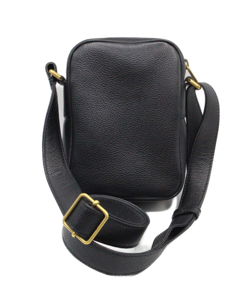 GUCCI（グッチ）GUCCI (グッチ) グッチプリント ロゴ ショルダーバッグ ブラック サイズ:-の古着・服飾アイテム