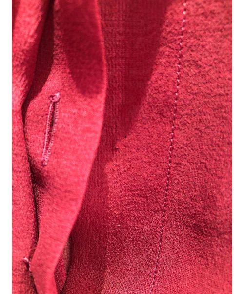 Christian Dior（クリスチャン ディオール）Christian Dior (クリスチャン ディオール) リボンブラウス ボルドー サイズ:Ｆ34の古着・服飾アイテム