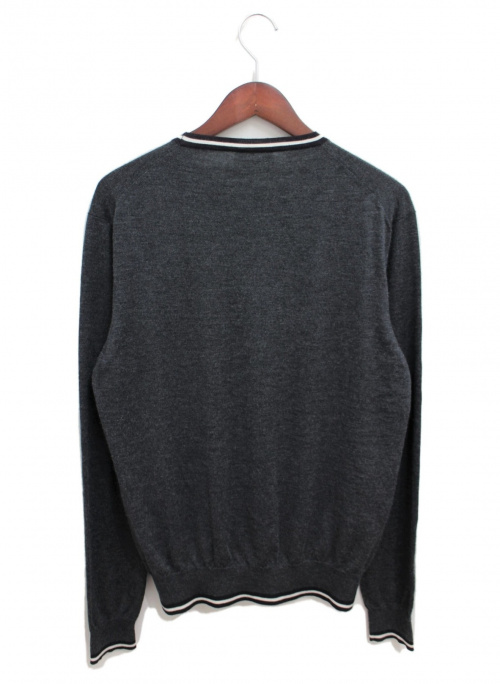 HERMES（エルメス）HERMES (エルメス) カシミヤニット グレー サイズ:Mの古着・服飾アイテム