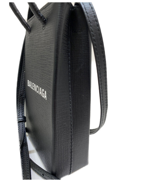 BALENCIAGA（バレンシアガ）BALENCIAGA (バレンシアガ) ショッピングフォンフォルダー ブラック サイズ:-の古着・服飾アイテム