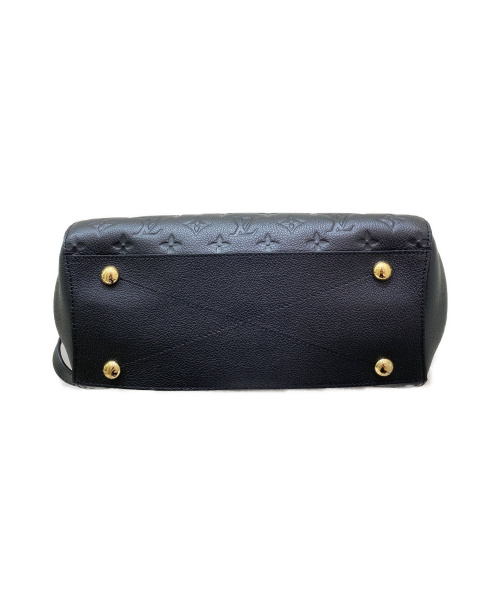 LOUIS VUITTON（ルイ ヴィトン）LOUIS VUITTON (ルイ ヴィトン) モンテーニュMM ブラック サイズ:MM アンプラント M41048の古着・服飾アイテム