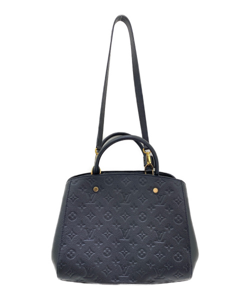 LOUIS VUITTON（ルイ ヴィトン）LOUIS VUITTON (ルイ ヴィトン) モンテーニュMM ブラック サイズ:MM アンプラント M41048の古着・服飾アイテム