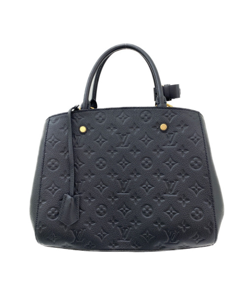 LOUIS VUITTON（ルイ ヴィトン）LOUIS VUITTON (ルイ ヴィトン) モンテーニュMM ブラック サイズ:MM アンプラント M41048の古着・服飾アイテム