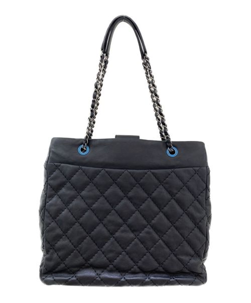 CHANEL（シャネル）CHANEL (シャネル) マトラッセチェーントートバッグ ブラック サイズ:-の古着・服飾アイテム
