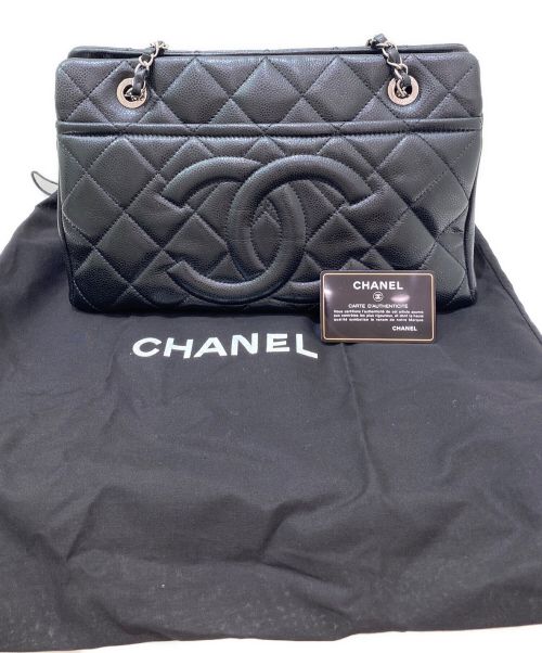 CHANEL（シャネル）CHANEL (シャネル) デカココチェーントートバッグ ブラック サイズ:-の古着・服飾アイテム