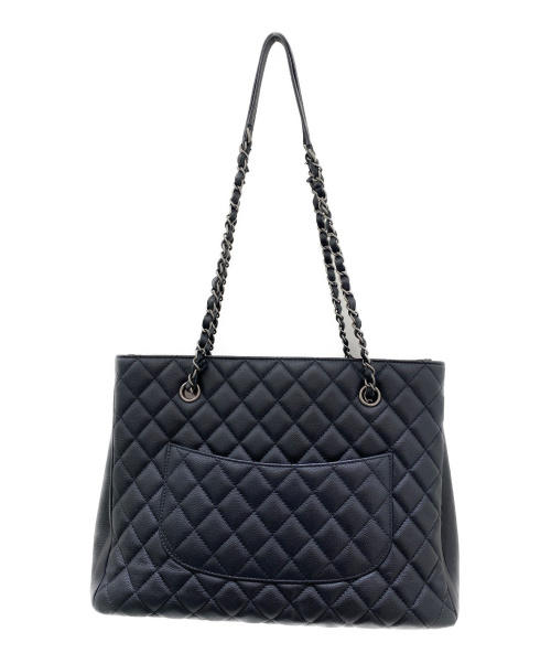 CHANEL（シャネル）CHANEL (シャネル) チェーントートバッグ ブラック サイズ:-の古着・服飾アイテム