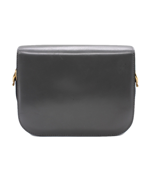 CELINE（セリーヌ）CELINE (セリーヌ) 馬車金具ショルダーバッグ グレー サイズ:- T.07の古着・服飾アイテム