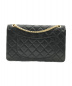 CHANEL (シャネル) チェーンショルダーバッグ ブラック ラムスキン：428000円
