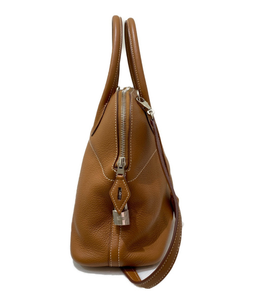 HERMES（エルメス）HERMES (エルメス) ボリード31 ゴールド（ブラウン） サイズ:31 ボリード31 □K刻印の古着・服飾アイテム