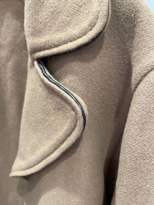 GUCCI（グッチ）GUCCI (グッチ) カシミヤ混ベルテッドコート キャメル サイズ:38の古着・服飾アイテム
