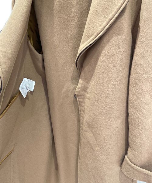 GUCCI（グッチ）GUCCI (グッチ) カシミヤ混ベルテッドコート キャメル サイズ:38の古着・服飾アイテム