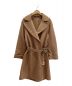 GUCCI（グッチ）の古着「カシミヤ混ベルテッドコート」｜キャメル