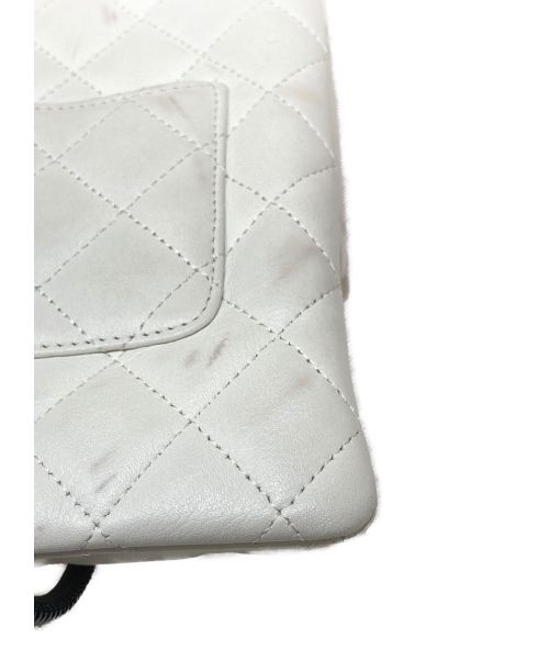CHANEL（シャネル）CHANEL (シャネル) カンボンラインショルダーバッグ ホワイト サイズ:-の古着・服飾アイテム