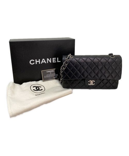 CHANEL（シャネル）CHANEL (シャネル) ダブルフラップマトラッセ ブラック サイズ:25の古着・服飾アイテム