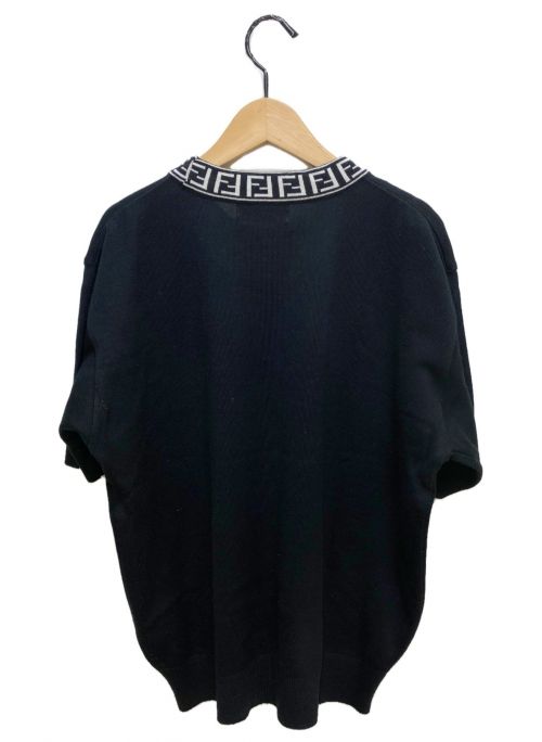 FENDI（フェンディ）FENDI (フェンディ) 半袖ロゴニット ブラック サイズ:-の古着・服飾アイテム