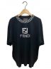 FENDI（フェンディ）の古着「半袖ロゴニット」｜ブラック