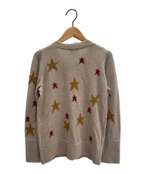 CHANEL（シャネル）CHANEL (シャネル) カシミヤ混スターカーディガン ベージュ サイズ:36 パリダラスコレクションの古着・服飾アイテム
