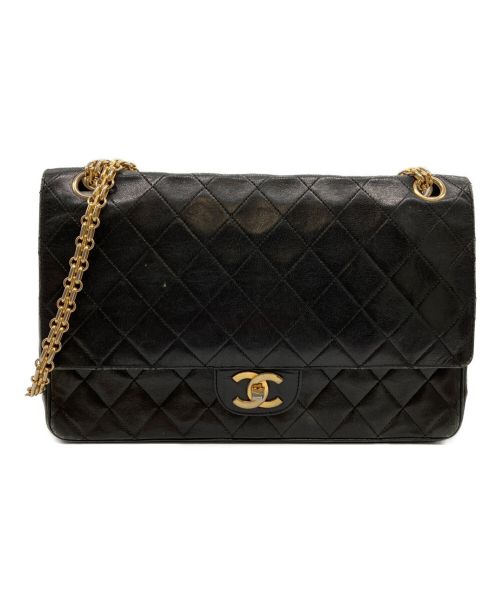 CHANEL（シャネル）CHANEL (シャネル) シングルフラップマトラッセ ブラックの古着・服飾アイテム