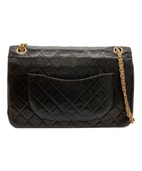 CHANEL（シャネル）CHANEL (シャネル) シングルフラップマトラッセ ブラックの古着・服飾アイテム