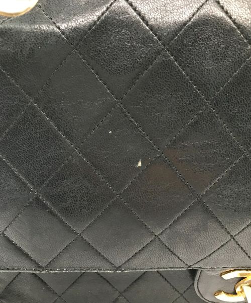 CHANEL（シャネル）CHANEL (シャネル) シングルフラップマトラッセ ブラックの古着・服飾アイテム
