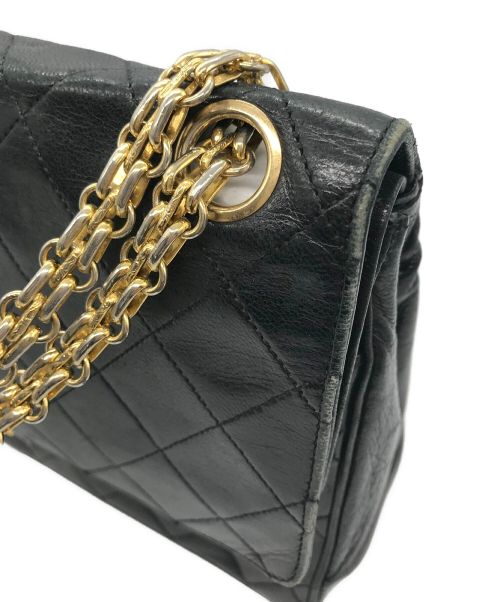 CHANEL（シャネル）CHANEL (シャネル) シングルフラップマトラッセ ブラックの古着・服飾アイテム