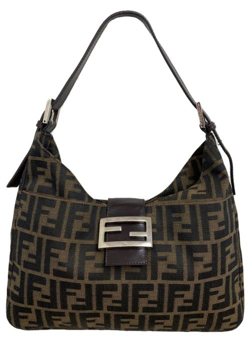 FENDI（フェンディ）FENDI (フェンディ) ズッカ柄ハンドバッグ ブラウン サイズ:-の古着・服飾アイテム