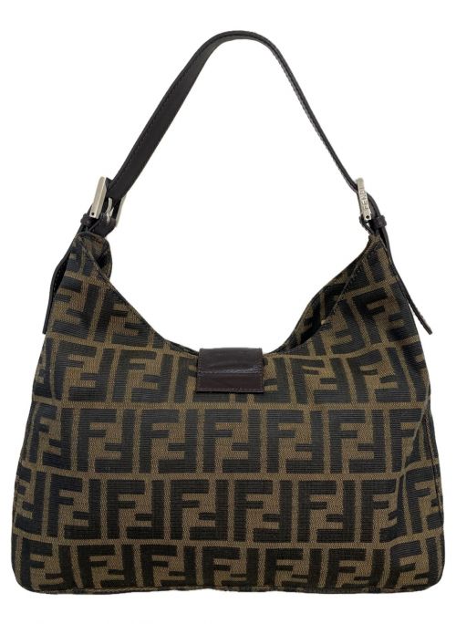 FENDI（フェンディ）FENDI (フェンディ) ズッカ柄ハンドバッグ ブラウン サイズ:-の古着・服飾アイテム