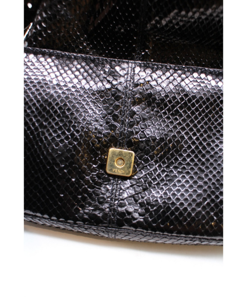 FENDI（フェンディ）FENDI (フェンディ) マンマバケット ブラック サイズ:- マンマバケット パイソンの古着・服飾アイテム