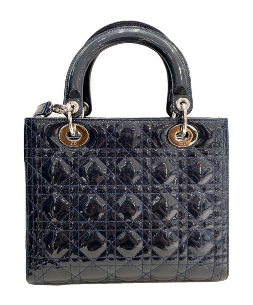 Christian Dior（クリスチャン ディオール）Christian Dior (クリスチャン ディオール) レディディオール ネイビー サイズ:-  エナメルの古着・服飾アイテム