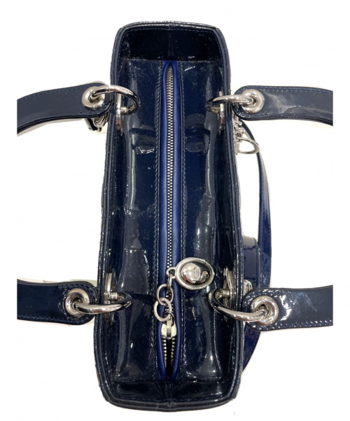 Christian Dior（クリスチャン ディオール）Christian Dior (クリスチャン ディオール) レディディオール ネイビー サイズ:-  エナメルの古着・服飾アイテム