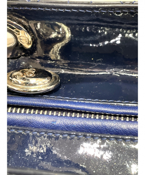 Christian Dior（クリスチャン ディオール）Christian Dior (クリスチャン ディオール) レディディオール ネイビー サイズ:-  エナメルの古着・服飾アイテム