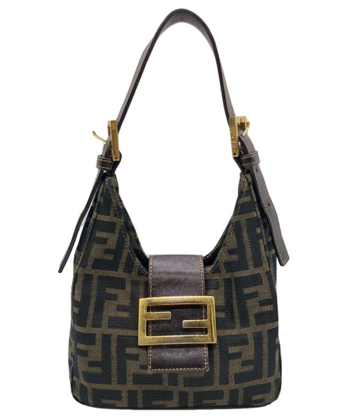 FENDI（フェンディ）FENDI (フェンディ) ズッカ柄ミニバッグ ブラウン サイズ:- ズッカの古着・服飾アイテム