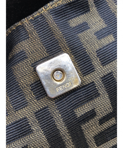 FENDI（フェンディ）FENDI (フェンディ) ズッカ柄ミニバッグ ブラウン サイズ:- ズッカの古着・服飾アイテム