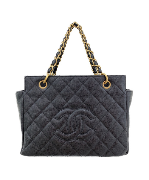 CHANEL（シャネル）CHANEL (シャネル) マトラッセチェーンハンドバッグ ブラック サイズ:- キャビアスキンの古着・服飾アイテム