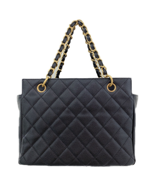 CHANEL（シャネル）CHANEL (シャネル) マトラッセチェーンハンドバッグ ブラック サイズ:- キャビアスキンの古着・服飾アイテム