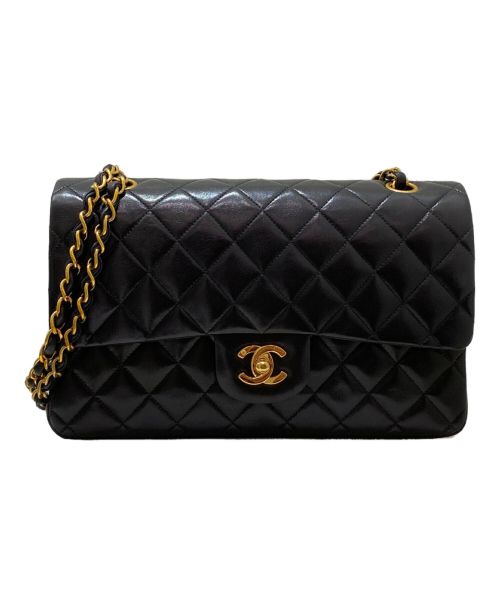 CHANEL（シャネル）CHANEL (シャネル) ダブルフラップマトラッセ ブラック サイズ:25の古着・服飾アイテム