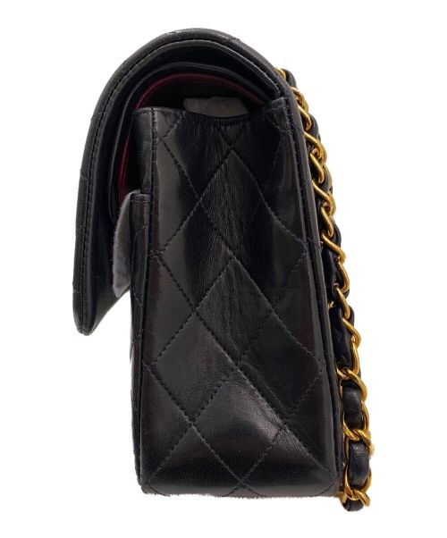 CHANEL（シャネル）CHANEL (シャネル) ダブルフラップマトラッセ ブラック サイズ:25の古着・服飾アイテム