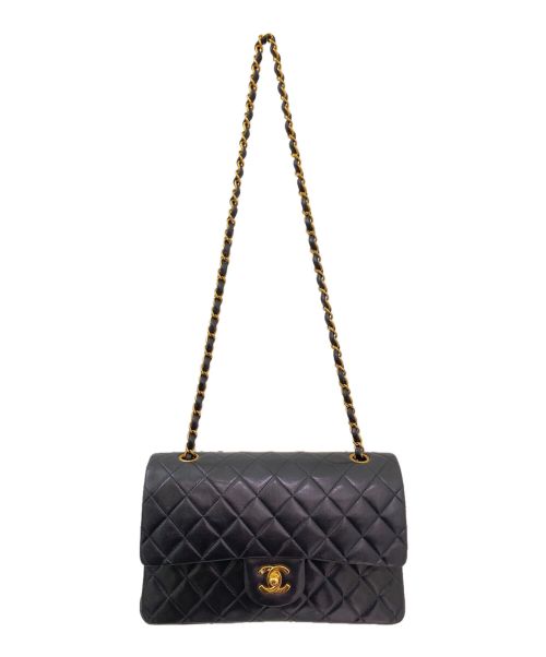 CHANEL（シャネル）CHANEL (シャネル) ダブルフラップマトラッセ ブラック サイズ:25の古着・服飾アイテム