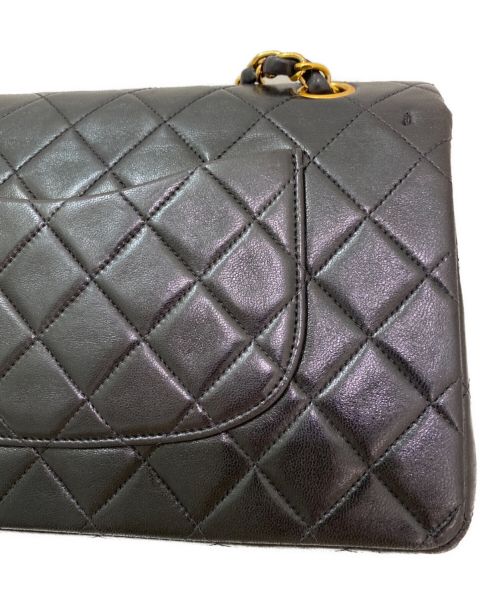 CHANEL（シャネル）CHANEL (シャネル) ダブルフラップマトラッセ ブラック サイズ:25の古着・服飾アイテム