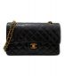 CHANEL（シャネル）の古着「ダブルフラップマトラッセ」｜ブラック