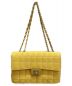 CHANEL (シャネル) ダブルチェーンショルダーバッグ イエロー サイズ:25：168000円