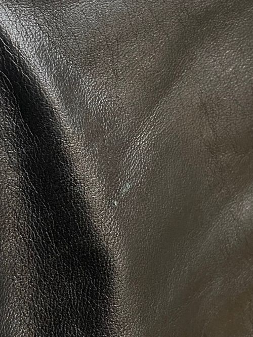 HERMES（エルメス）HERMES (エルメス) レザーシャツ ブラック サイズ:50の古着・服飾アイテム